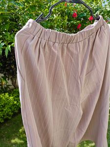 Striped Culottes Trousers