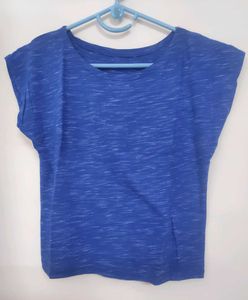 Blue Super Comfortable Cotton T-Shirt