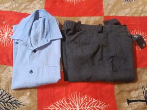 Blue Casual Shirt with pant