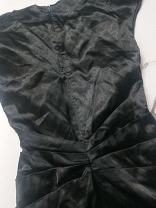 y2k Sleek Black party Dress