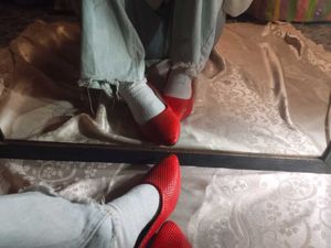 Red Pointed-Toe Ballets