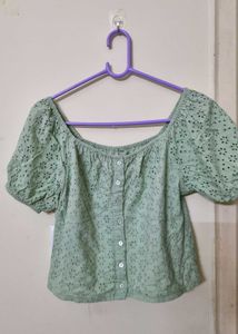 A Balloon Sleeved Top From Pantaloons