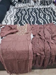 Kurta Sharara Dupatta Suit For Women & Free  Gift