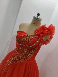 Stunning Red Ethnic Gown