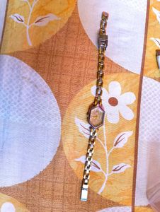 Women Golden Watch