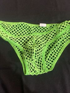 Green Mesh Underwear