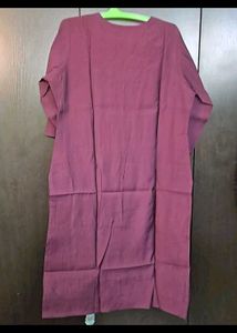 Deep Purple Kurta Set With Beautiful Dupatta