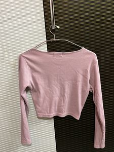 Pink Full Sleeve Chic Top
