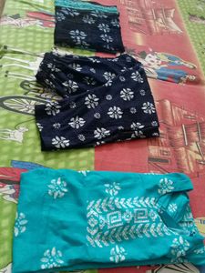 Printed Kurti And Trouser Suit