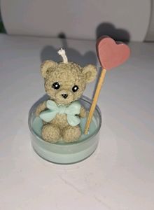 Cute Teddy Bear Candle Set 3 For Return Gifts