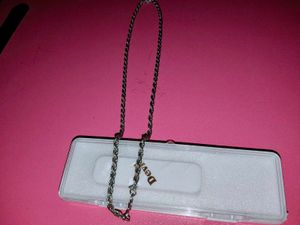 Silver Rope Chain Necklace