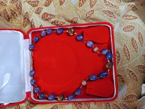 Blue Beaded Necklace