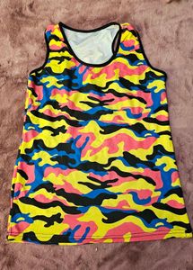 Colorful Camo Tank Top
