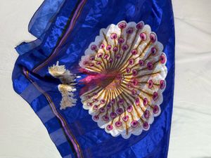 Silk Peacock Scarf