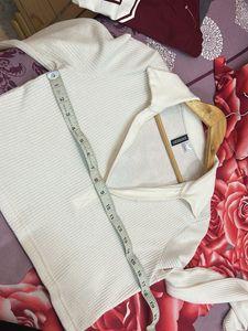 H&amp;M Cream Knit Top