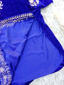 Velvet Pakistani Party Wear Suit
