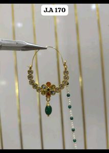 (nathni) nosering with chain