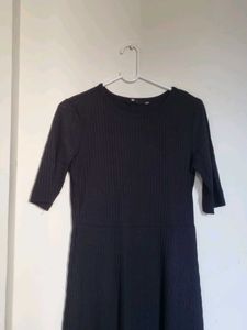 Classic Black Midi Dress