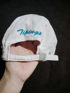 White &#39;T&#39; Cap