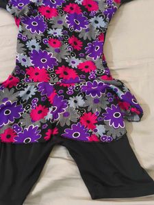 Girls Floral Swimsuit