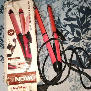 2-in-1 Hair Curler &amp; Straightener