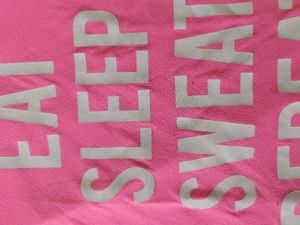 Pink &#39;Eat Sleep&#39; Graphic Tee
