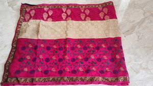 Elegant Embroidery Saree