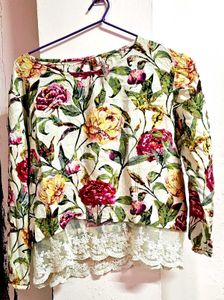 Cute Floral Top