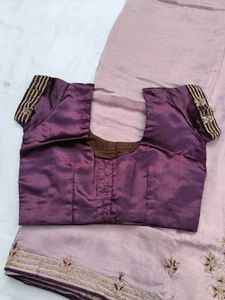 Lavender Heavy Saree