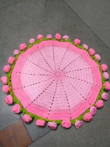 Cute Crochet Flower Bouquet Blanket