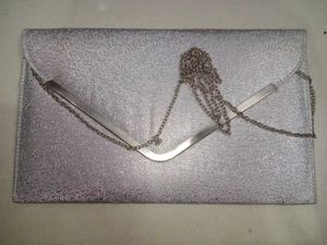 Silver Evening Clutch