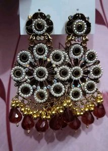Elegant Floral Drop Earrings