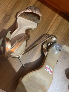 Metro Glass Heel Sandals