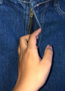 Denim Korean Midi Skirt