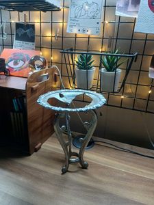 Vintage Metal Bowl Holder Stand