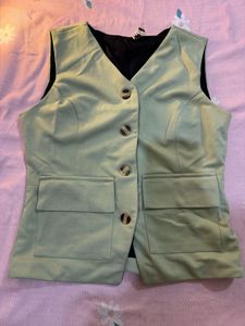 Green waistcoat