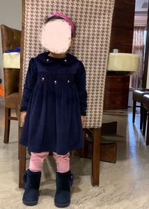 Velour Dress &amp; Leggings Set Size 20