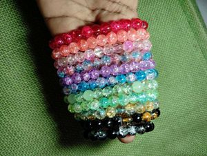 Crackle. Beads Bracelet High Quality