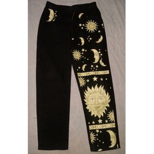 SUN PRINTED JEANS