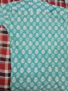Teal Floral Button-Down Shirt