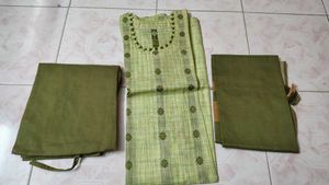 Green Kurta  Set