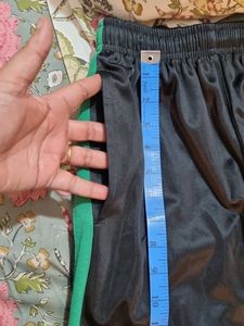 Striped Track Pants - Black &amp; Green