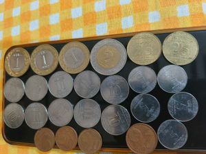 Saudi Riyal Coins And Euro Coin