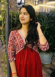 Alia Cut V- Neck Kurta Dress