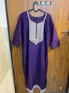 Elegant Purple Kurta