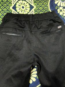 Dark Grey Patterned Pants