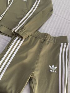 Adidas Olive Tracksuit Jacket and pants