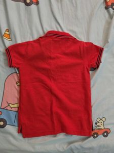 MAX Red Polo Shirt - Size 2-3