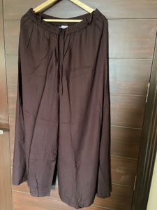 Max Women’s Coffee Brown Colour Flared Palazzo (xl