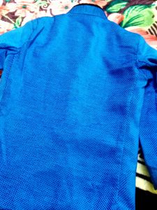 Stylish Blue Ethnic Jacket